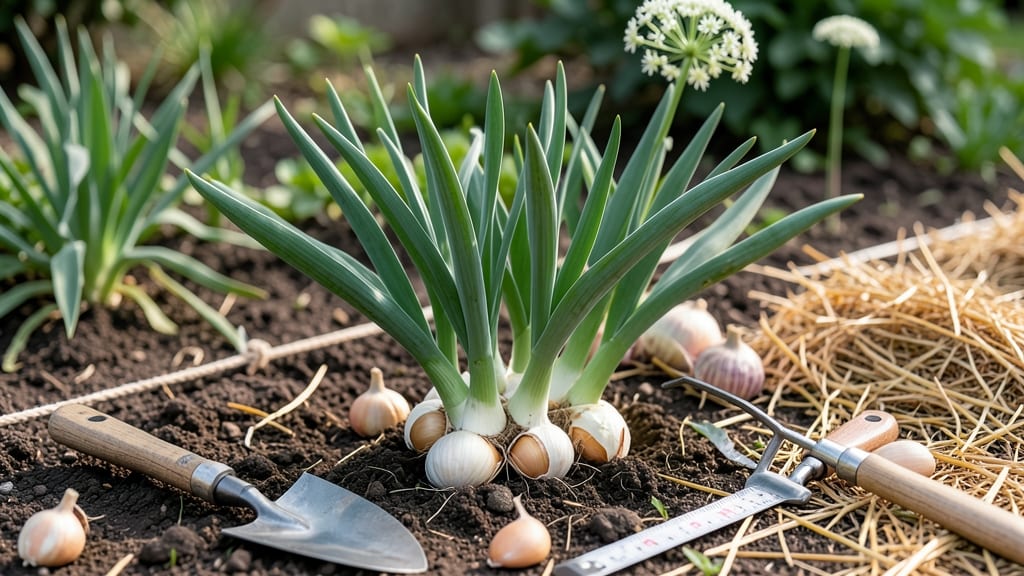 Garlic Spacing in Garden: Proven Planting Distances for Bigger Bulbs