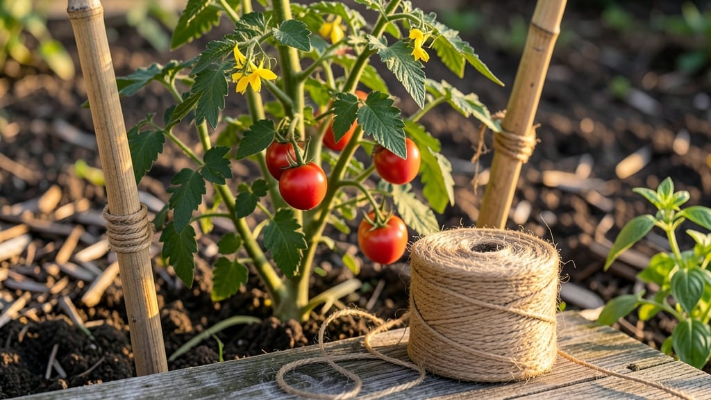 Garden Twine for Tomatoes: 3 Proven Staking Methods for Stronger Plants