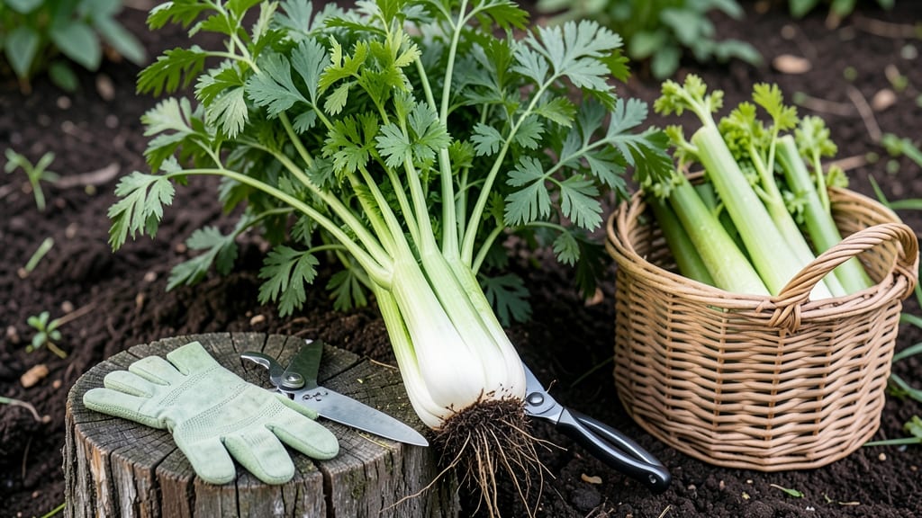 Garden Celery Harvest: When to Cut Stems for Crisp Stalks & How Long They Last