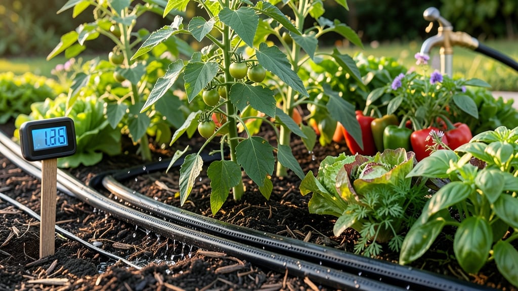 How Long to Leave Soaker Hose on Vegetable Garden: Watering Triggers for Root Growth
