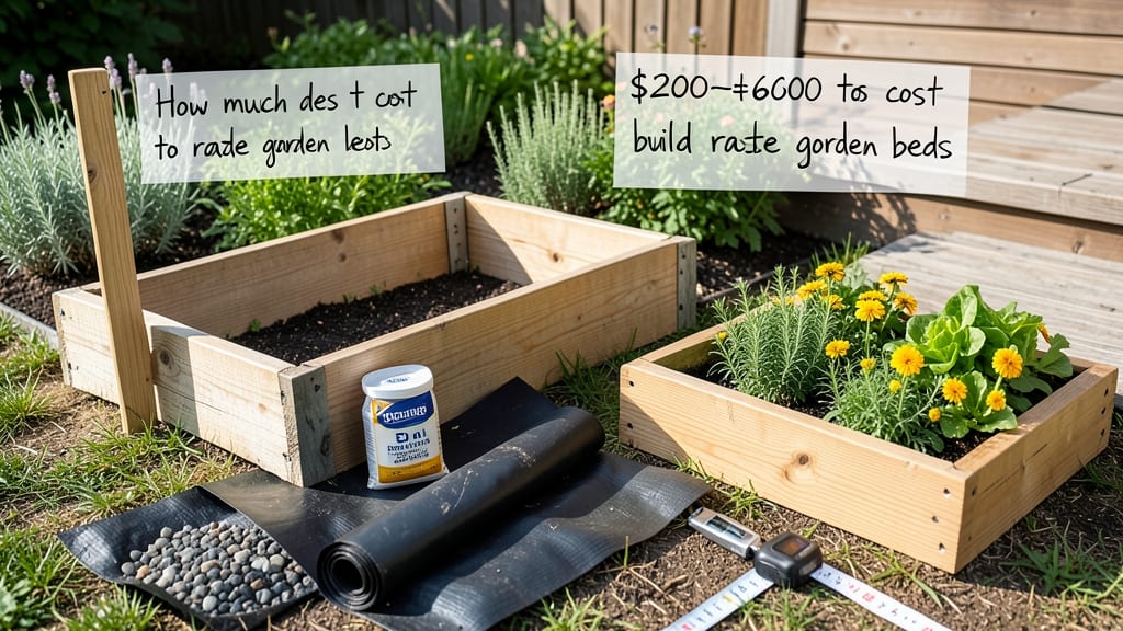 How Much Does It Cost to Build Raised Garden Beds: Exact Pricing Breakdown by Size and Materials