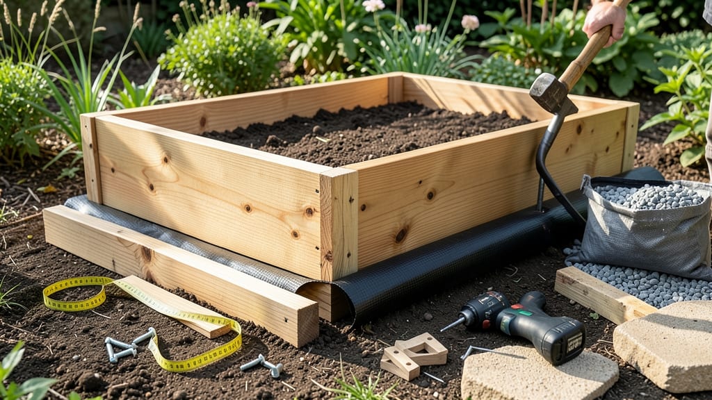 2x4 Raised Garden Bed Plans: Free Cut List and Assembly Guide for Beginners