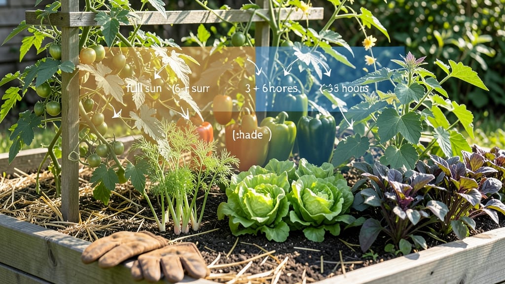 How Much Sun for a Vegetable Garden: Light Needs by Plant Type