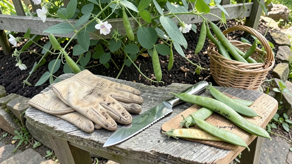 When to Harvest Garden Peas: Pod Size and Snap Test for Peak Sweetness