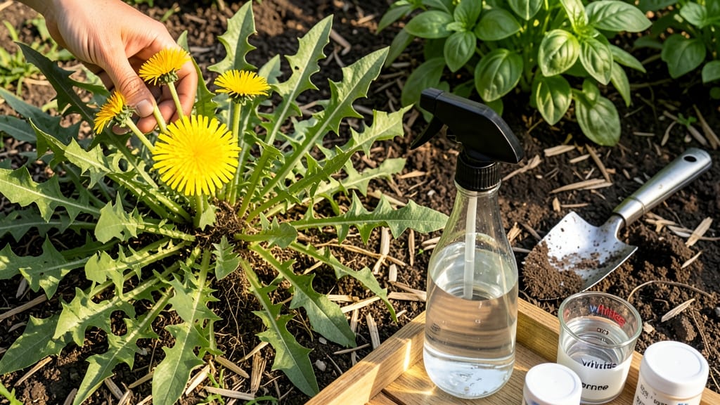 Vinegar as a Weed Killer in the Garden: How It Works and Best Application Times