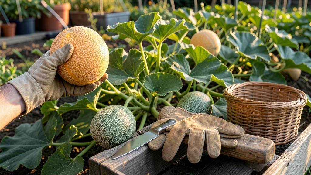 When to Pick Cantaloupe From Your Garden: 3 Non-Negotiable Ripeness Tests