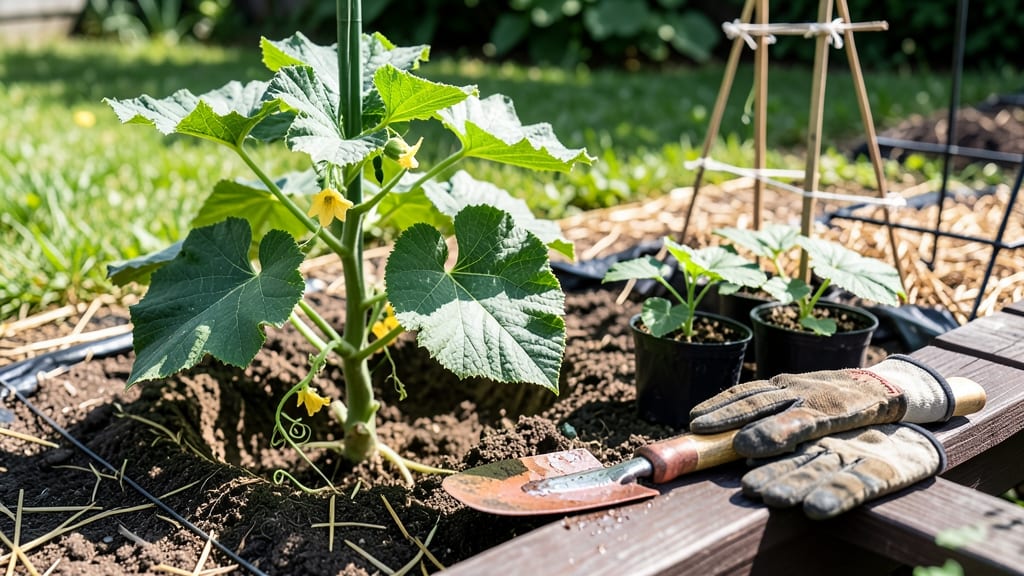 How to Plant Cucumbers in a Garden: Spacing, Trellis Tricks for Maximum Yield
