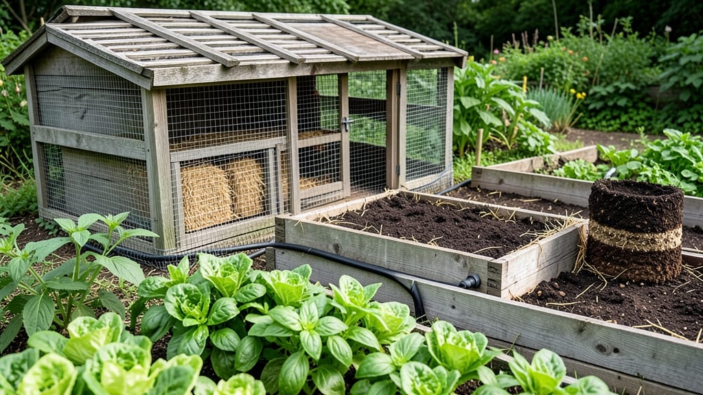 How to Combine a Chicken Coop and Garden: Space-Saving Layouts and Dual-Purpose Designs