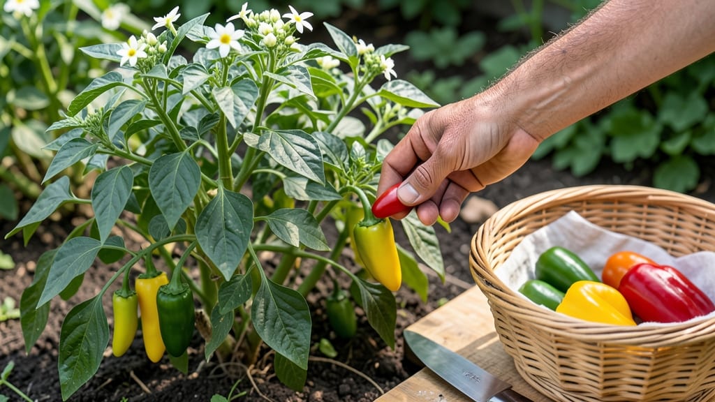 When to Pick Garden Salsa Peppers: Color-Coded Ripeness Stages for Maximum Heat