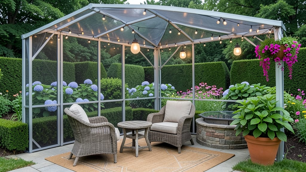 Screened-In Garden Designs: 10 Privacy-Preserving Layouts for Year-Round Enjoyment