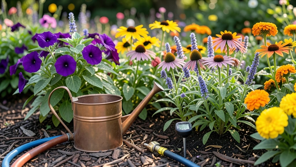 How Often to Water a Flower Garden: Soil-Based Schedule for Thriving Blooms