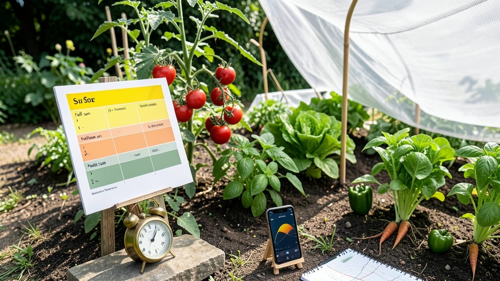 How Many Hours of Sun Does a Vegetable Garden Need: Exact Light Requirements by Plant Type