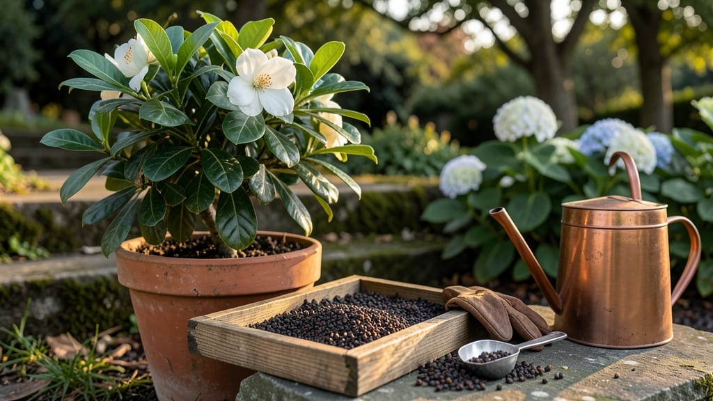 Natural Fertilizer for Gardenias: Coffee Grounds & Eggshell Tricks That Boost Blooms