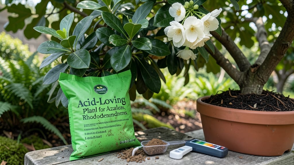 Fertilizer for Gardenia Tree: Acidic Granular Mix for Year-Round Blooms