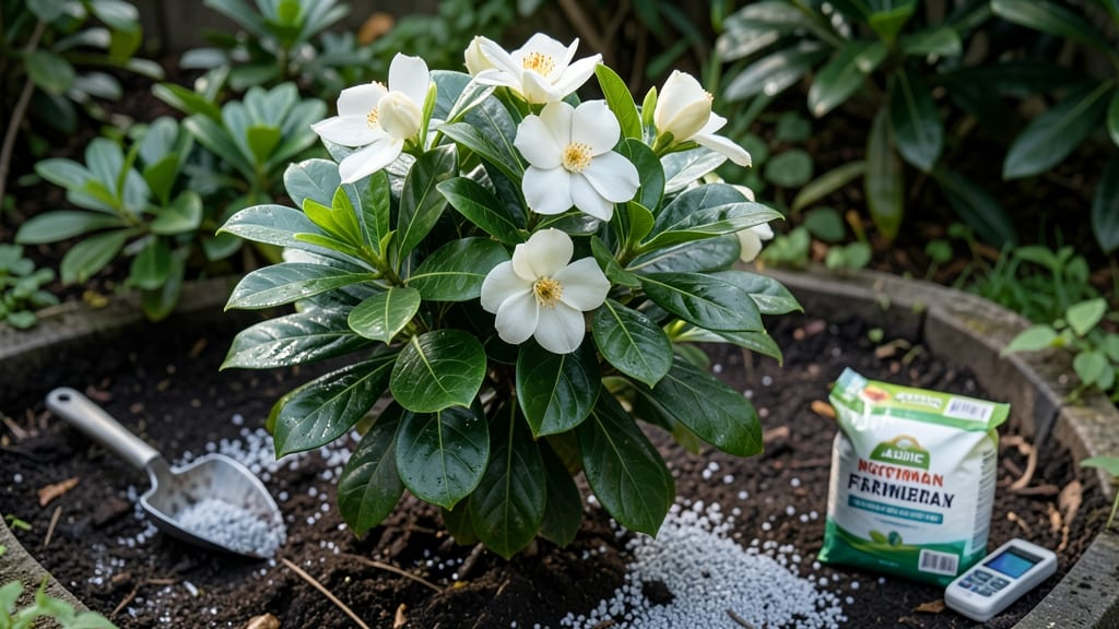 Acidic Nitrogen Fertilizer for Gardenias: pH-Balanced Feeding for Vibrant Blooms